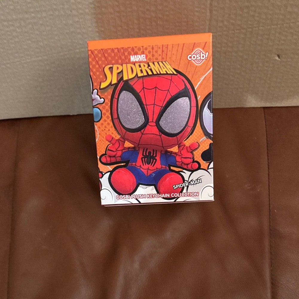 Marvel Spider-Man Cosbi Plush Keychain - Red and Blue